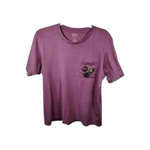 Splatoon M size UNIQLO UT collaboration T-shirt purple Anime character Animation
